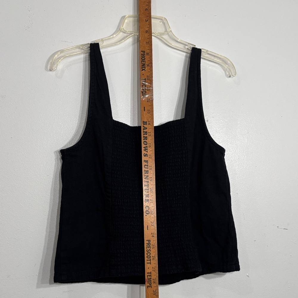 Old Navy Black Square Neck Tank Top - Picture 4 of 6